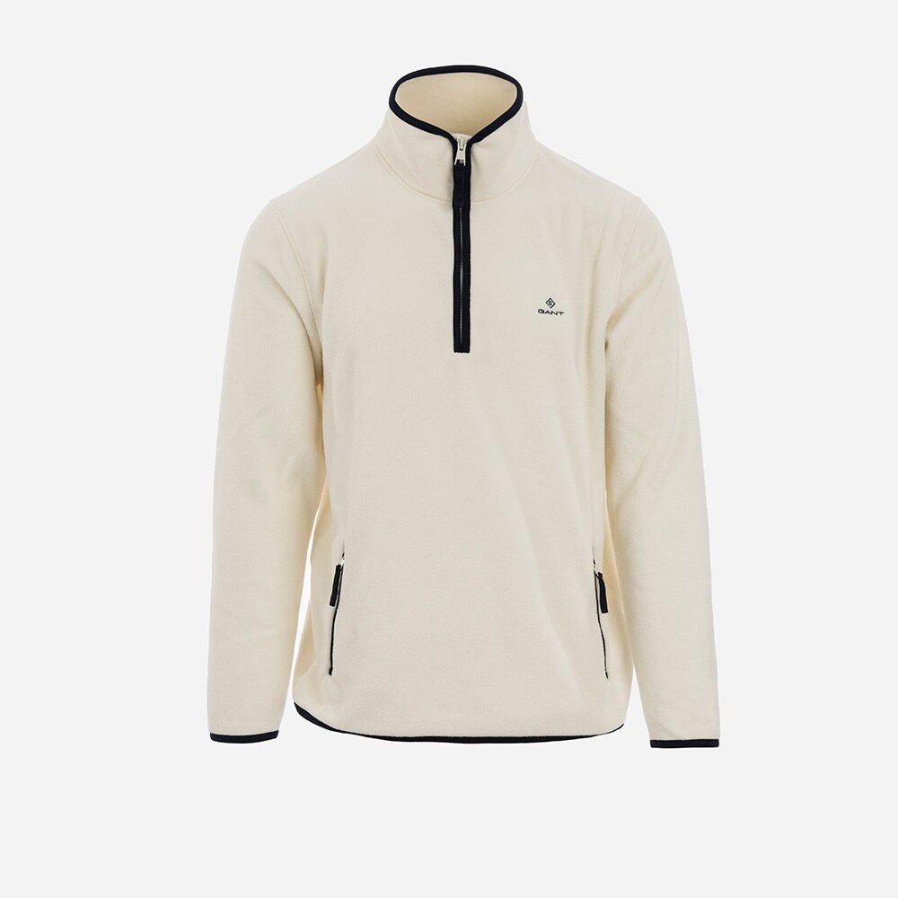 Light Fleece Half Zip - Offwhite