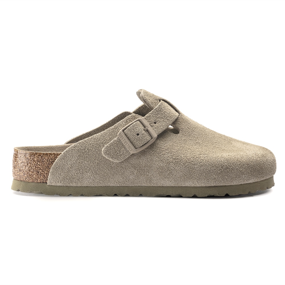 Boston Soft Footbed Suede Leather - Faded Khaki