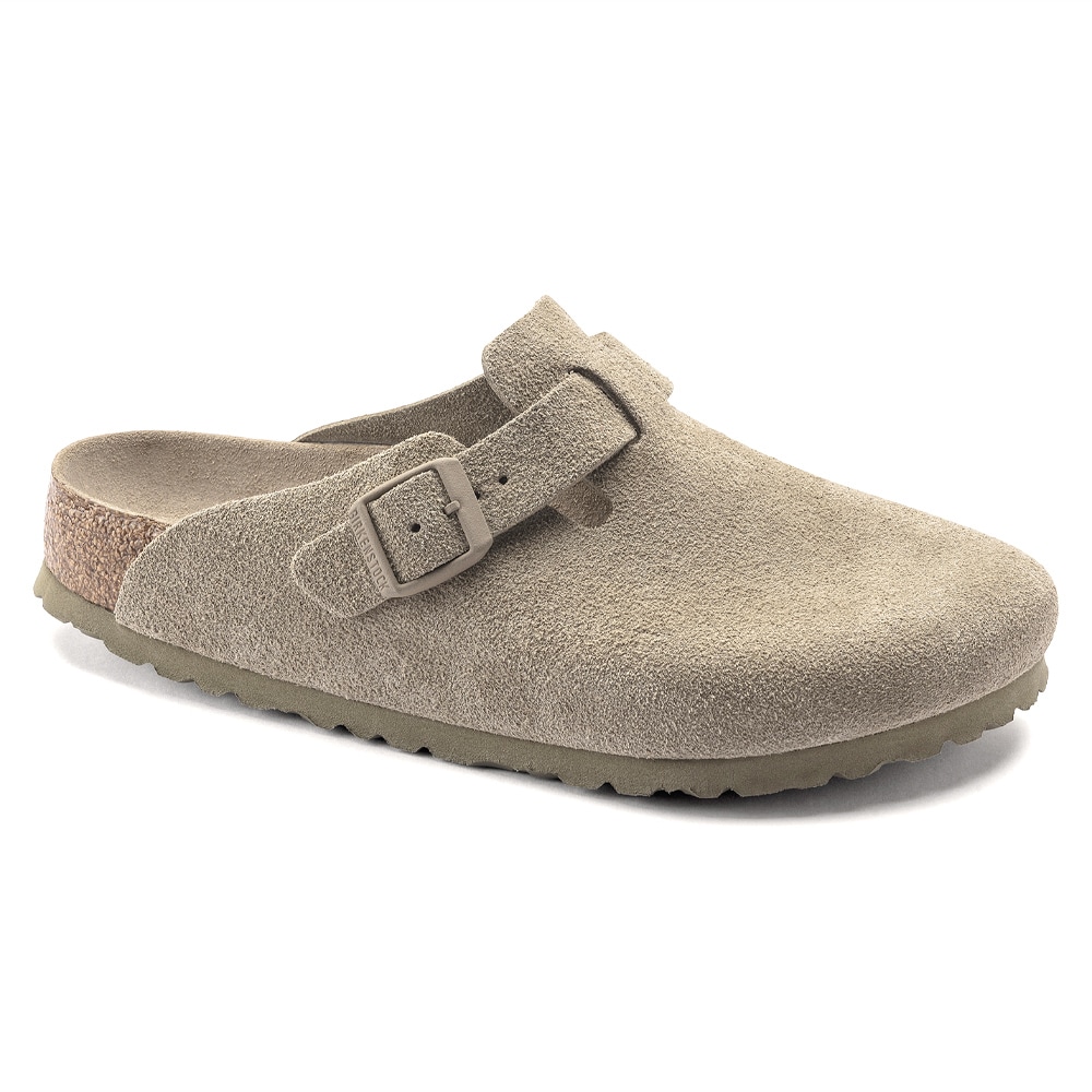 Boston Soft Footbed Suede Leather - Faded Khaki