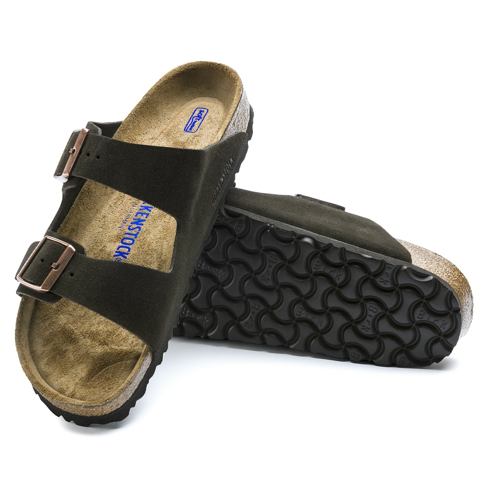 Arizona Soft Footbed Suede Leather - Mocha