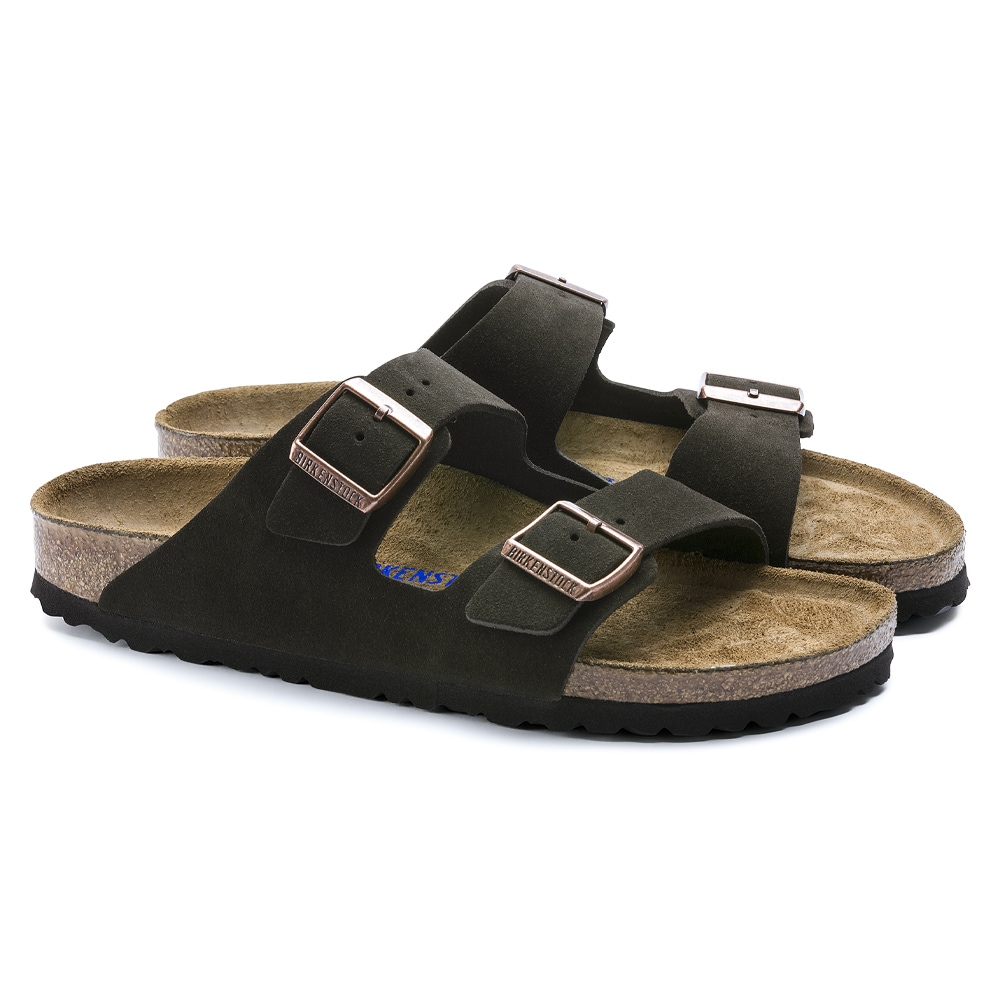 Arizona Soft Footbed Suede Leather - Mocha