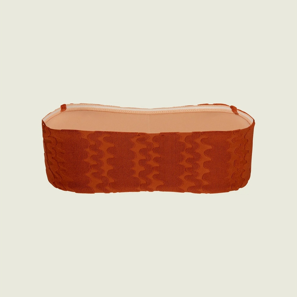 Scribble Baia Bikini Top - Terracotta