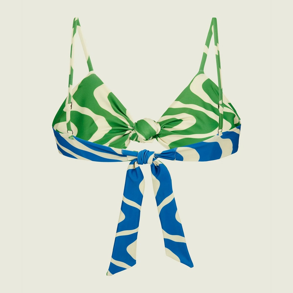 Rippling Onda Bikini Top - Twin