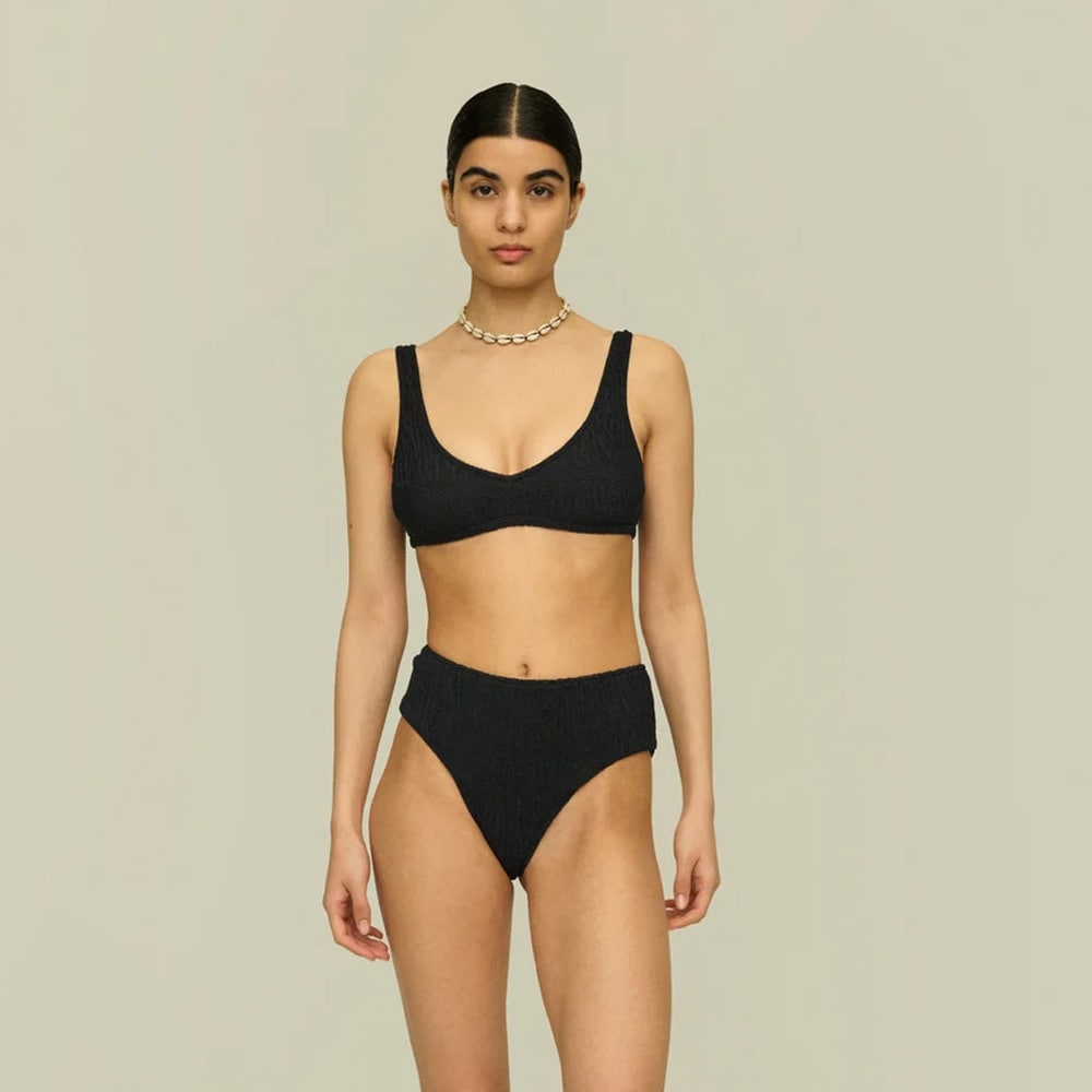 Roccia Bikini Top - Nero