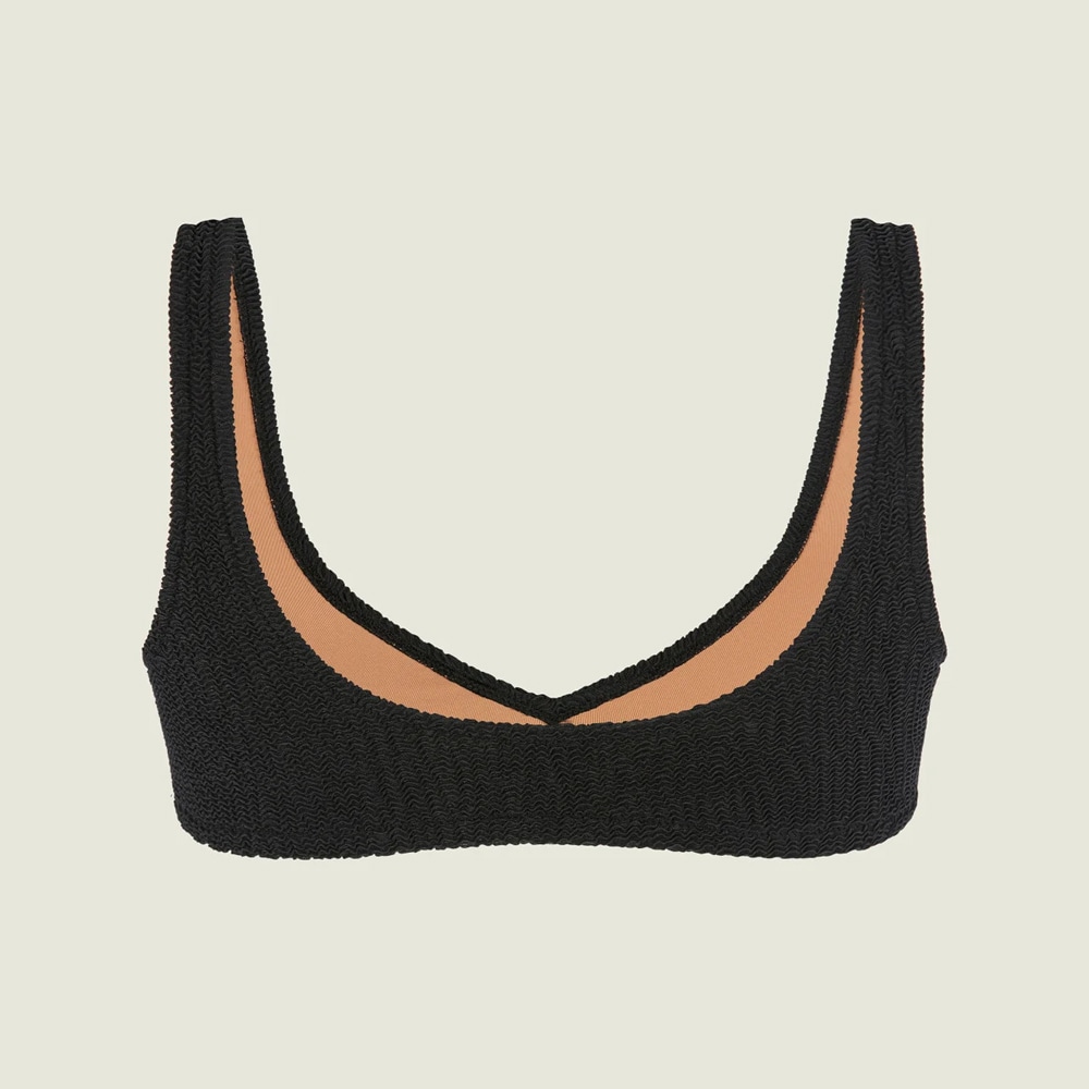 Roccia Bikini Top - Nero