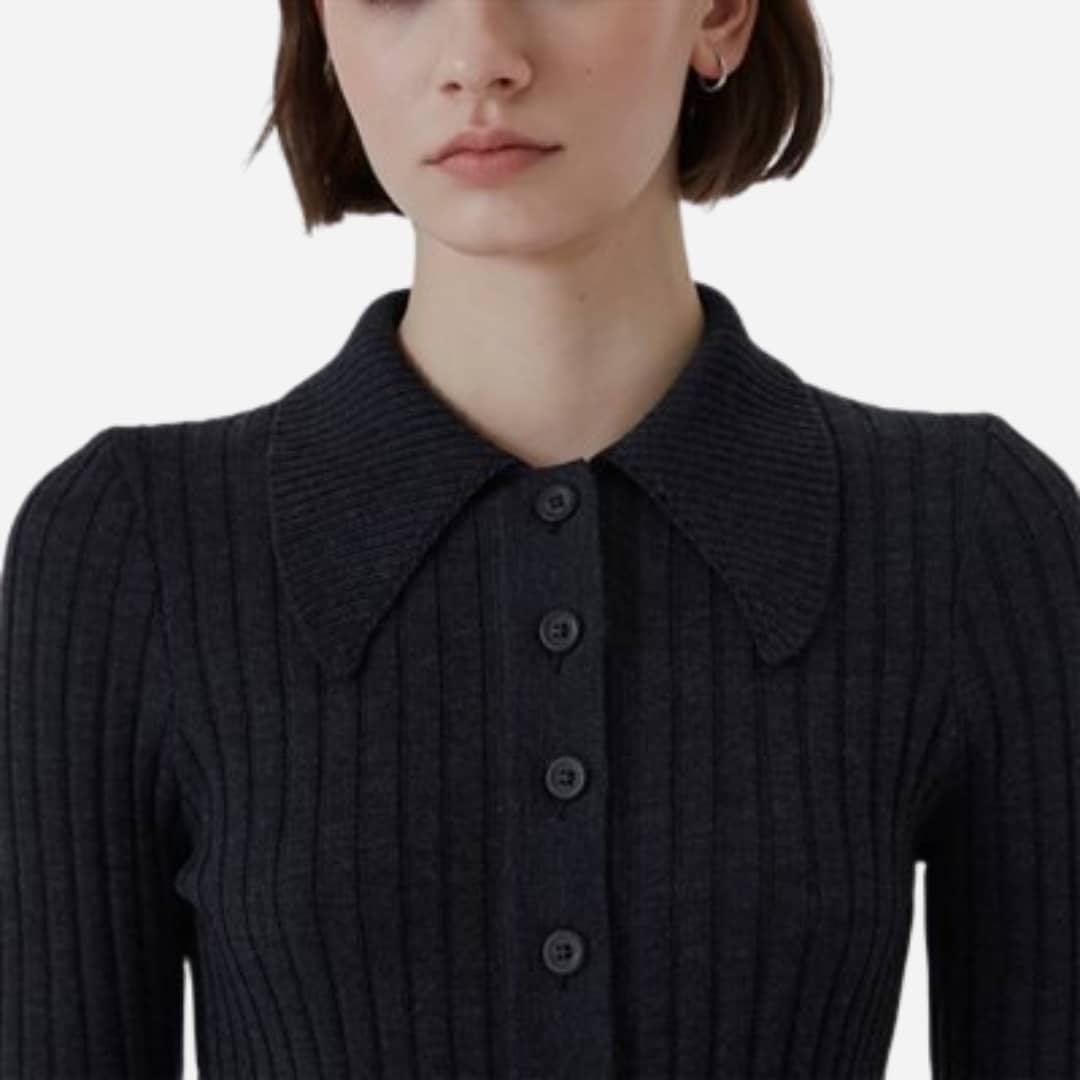 Dome Merino Sweater - Charcoal