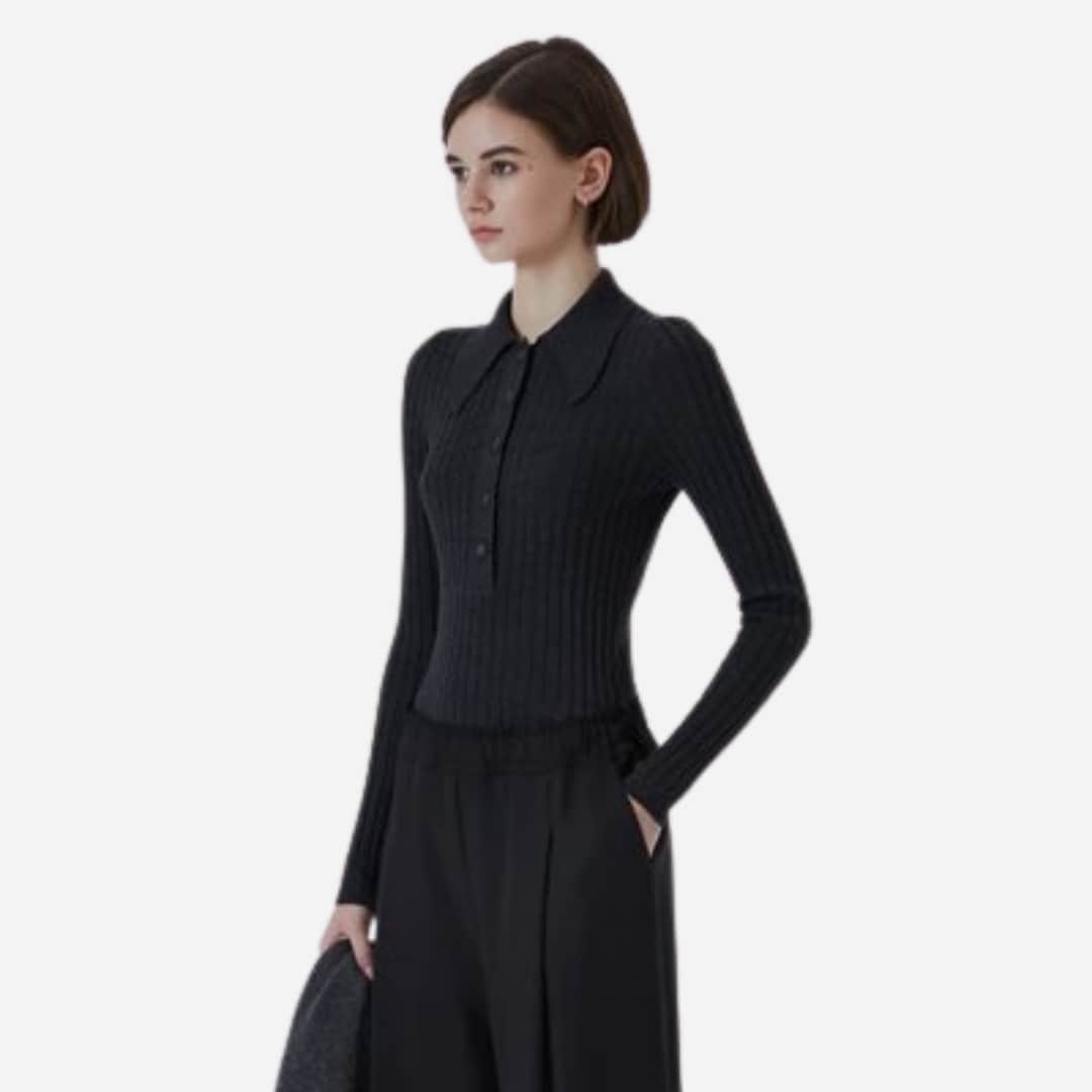 Dome Merino Sweater - Charcoal
