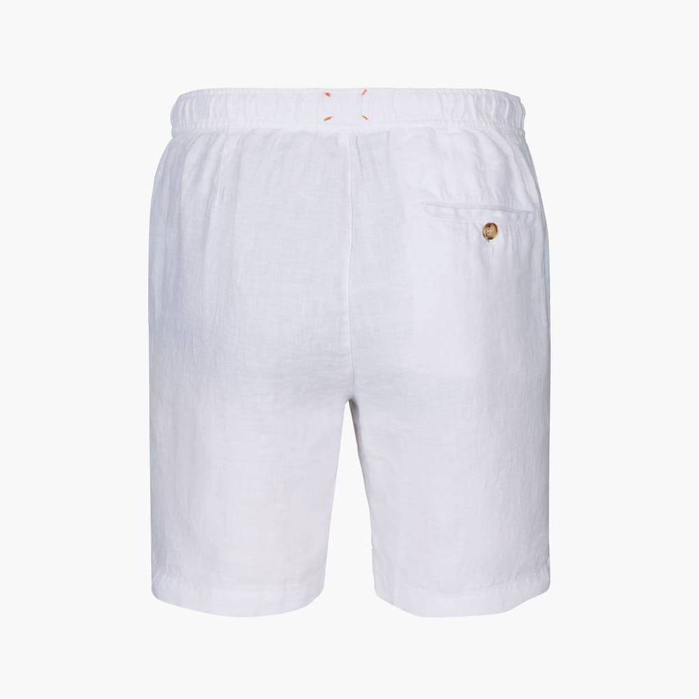 Amalfi Linen Shorts - White