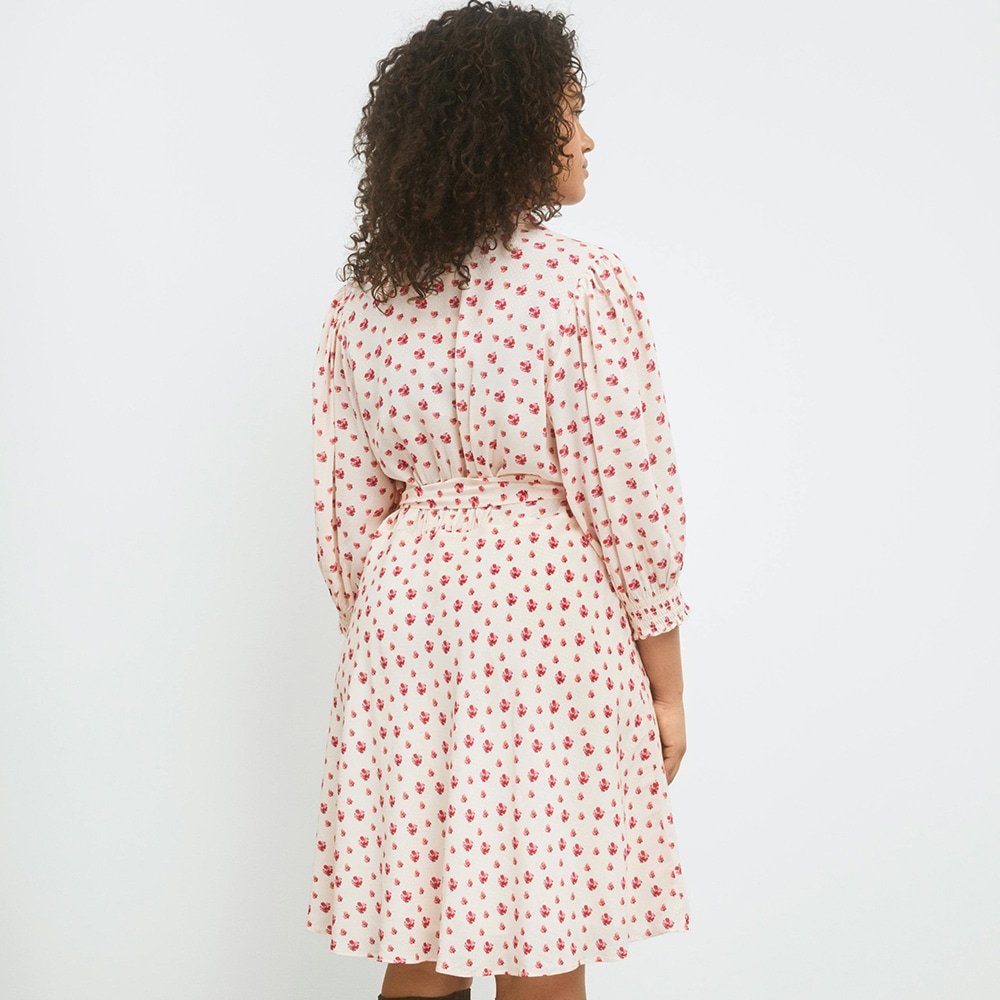 Emelia Dress - Pink Berry Print