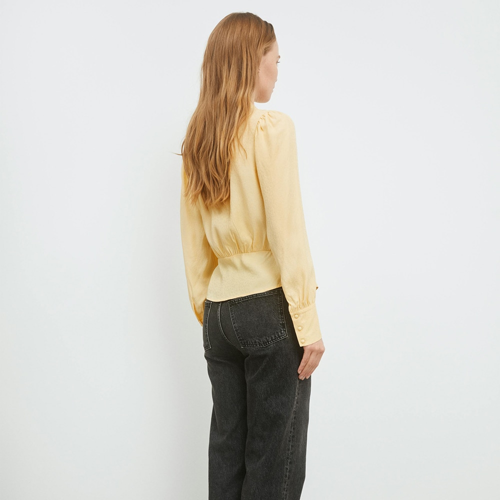 Papil Blouse - Light Yellow