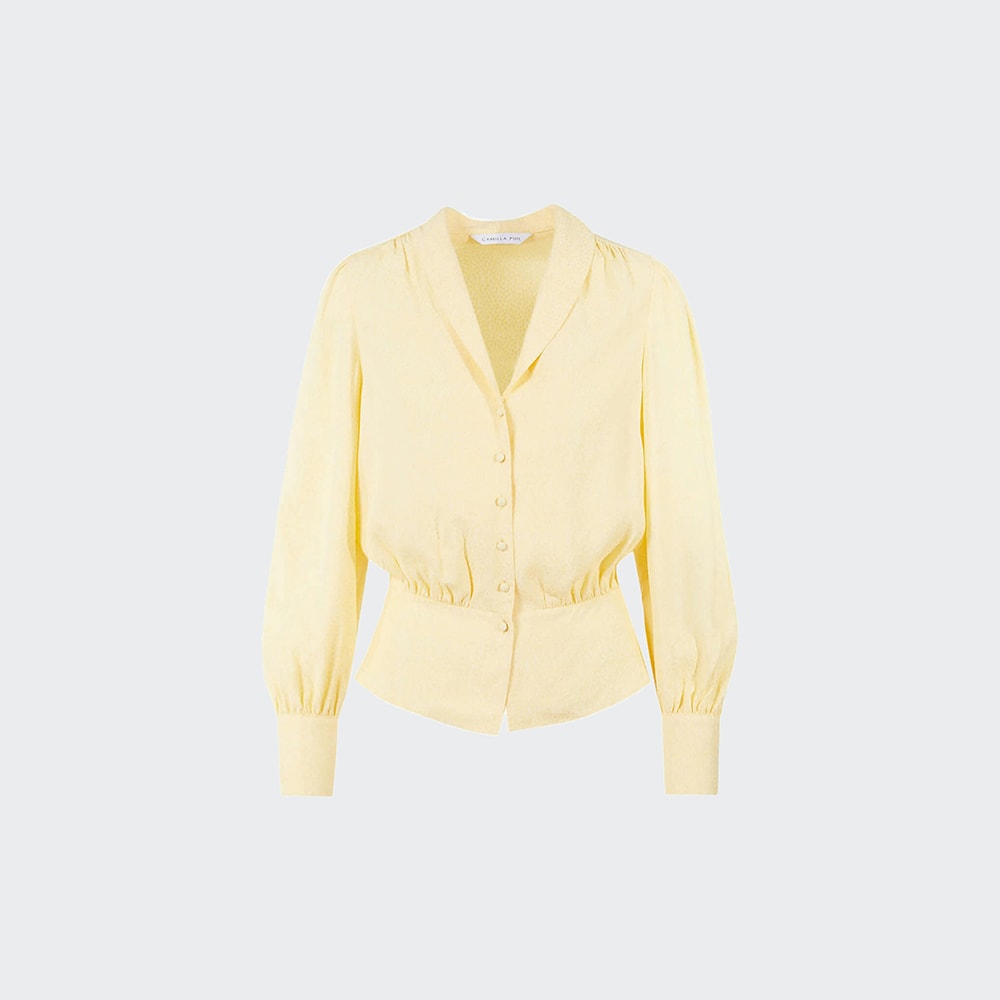 Papil Blouse - Light Yellow
