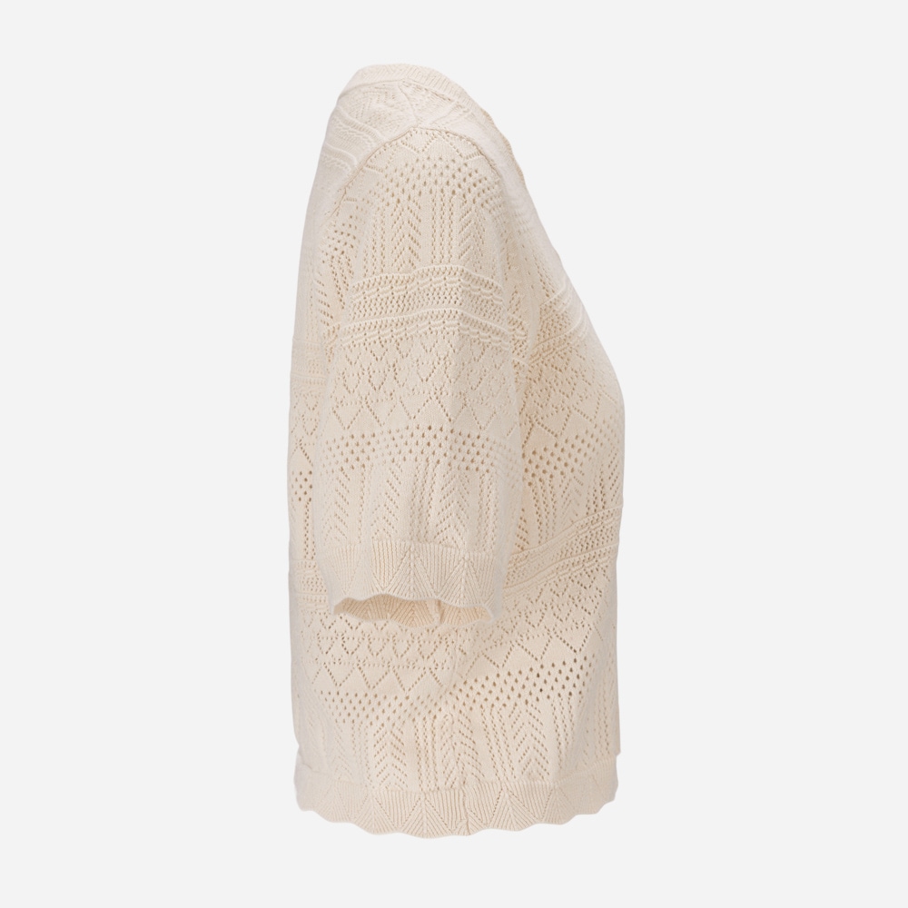 Elon Ajour Top - Butter Cream