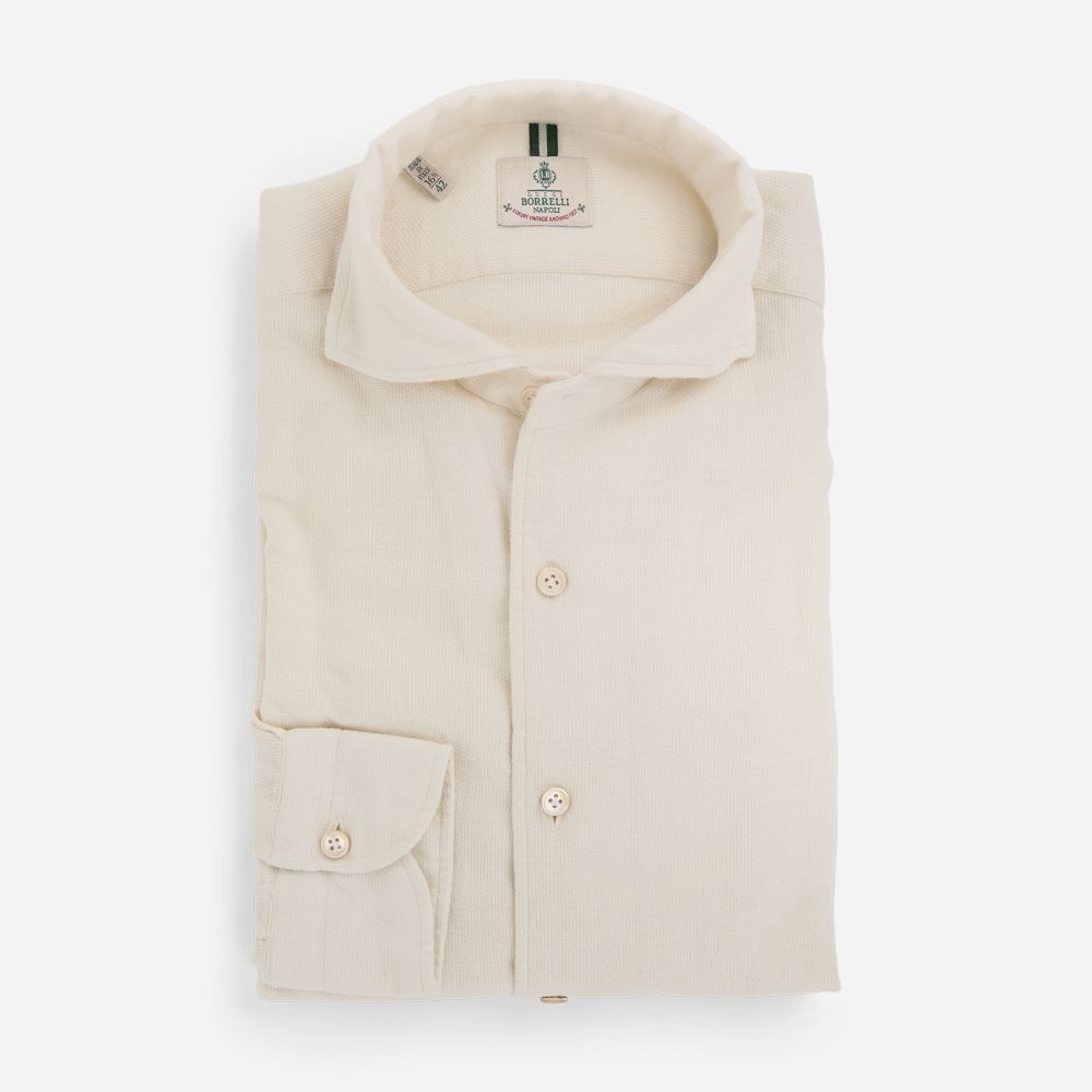 Camicia Flanella - White