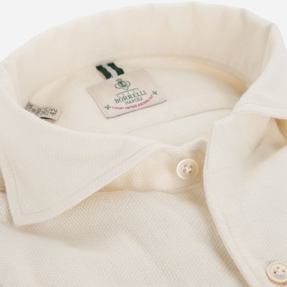 Camicia Flanella - White