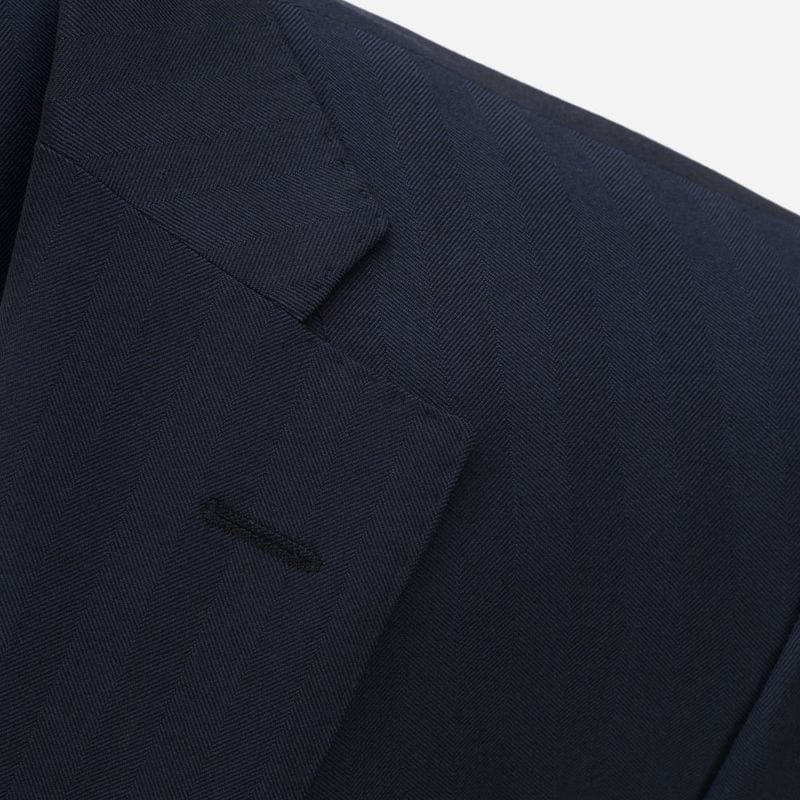 Suit - Blue Herringbone