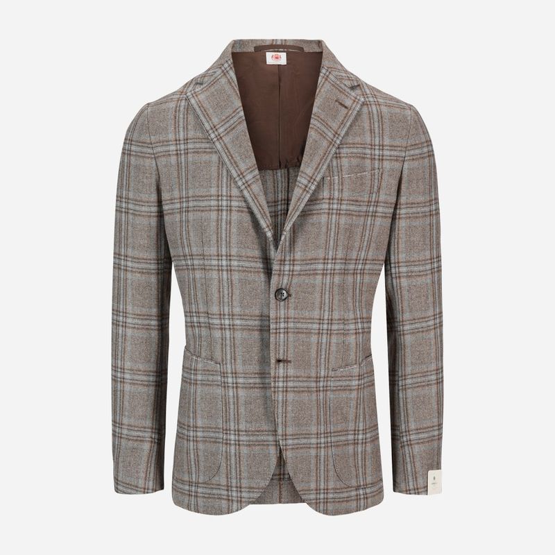 Giacca Procida - Blue-Brown Check