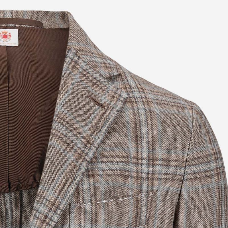 Giacca Procida - Blue-Brown Check