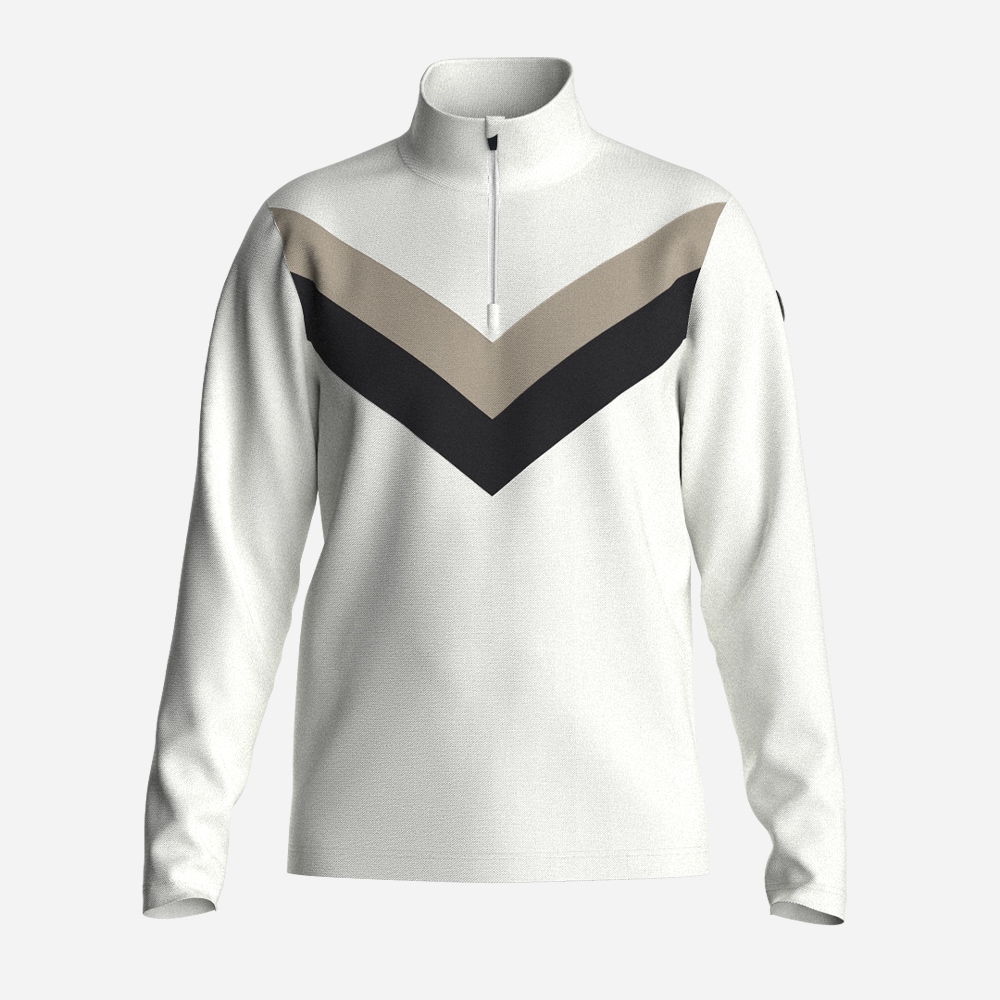 Voss Chevron Zipup Men - Off White