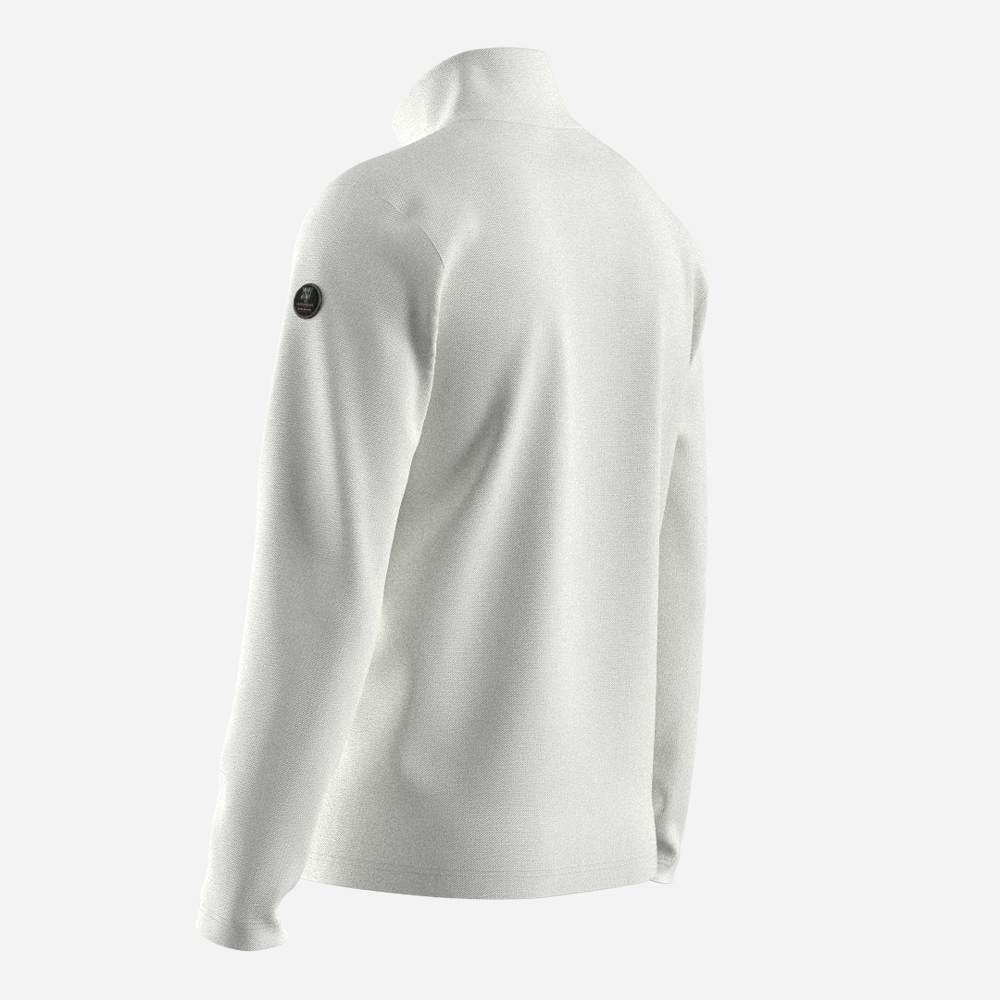 Voss Chevron Zipup Men - Off White