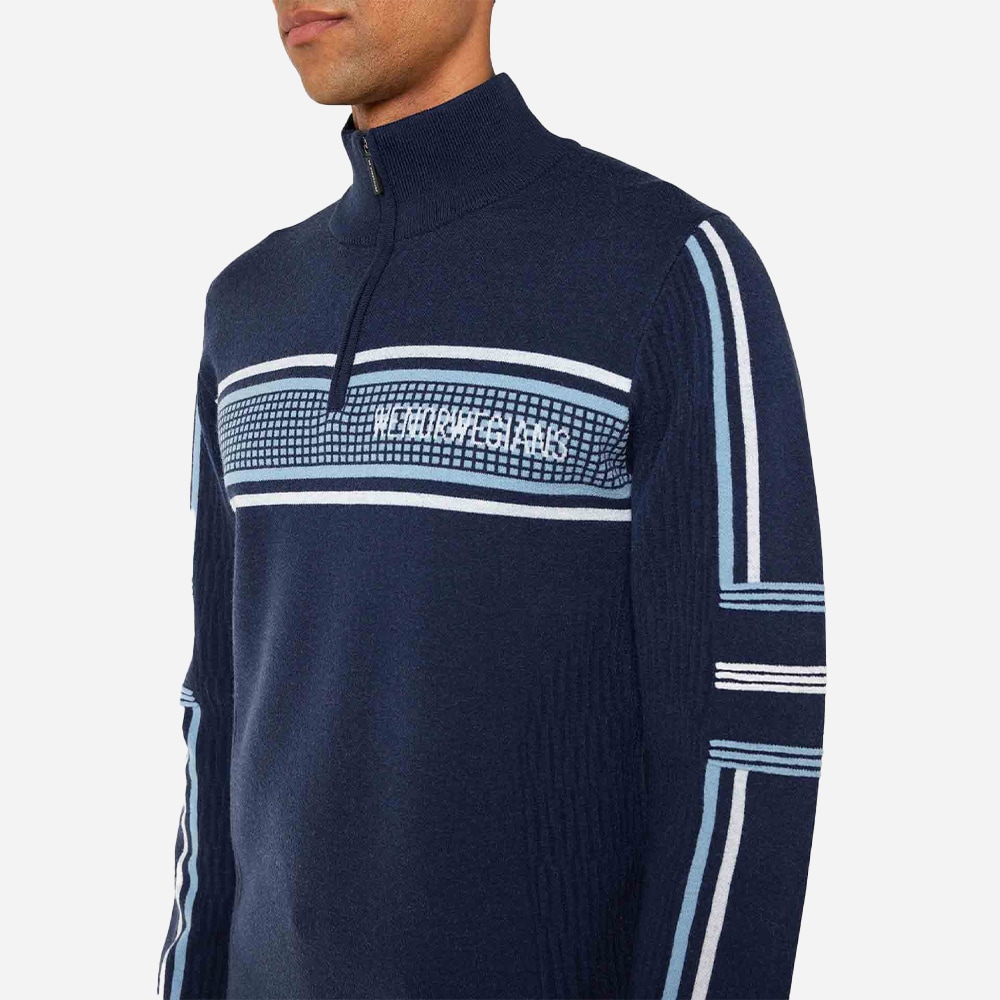 Stryn Zip Up Men - Navy Blue