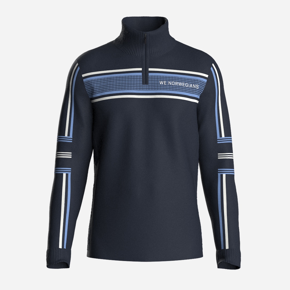 Stryn Zip Up Men - Navy Blue