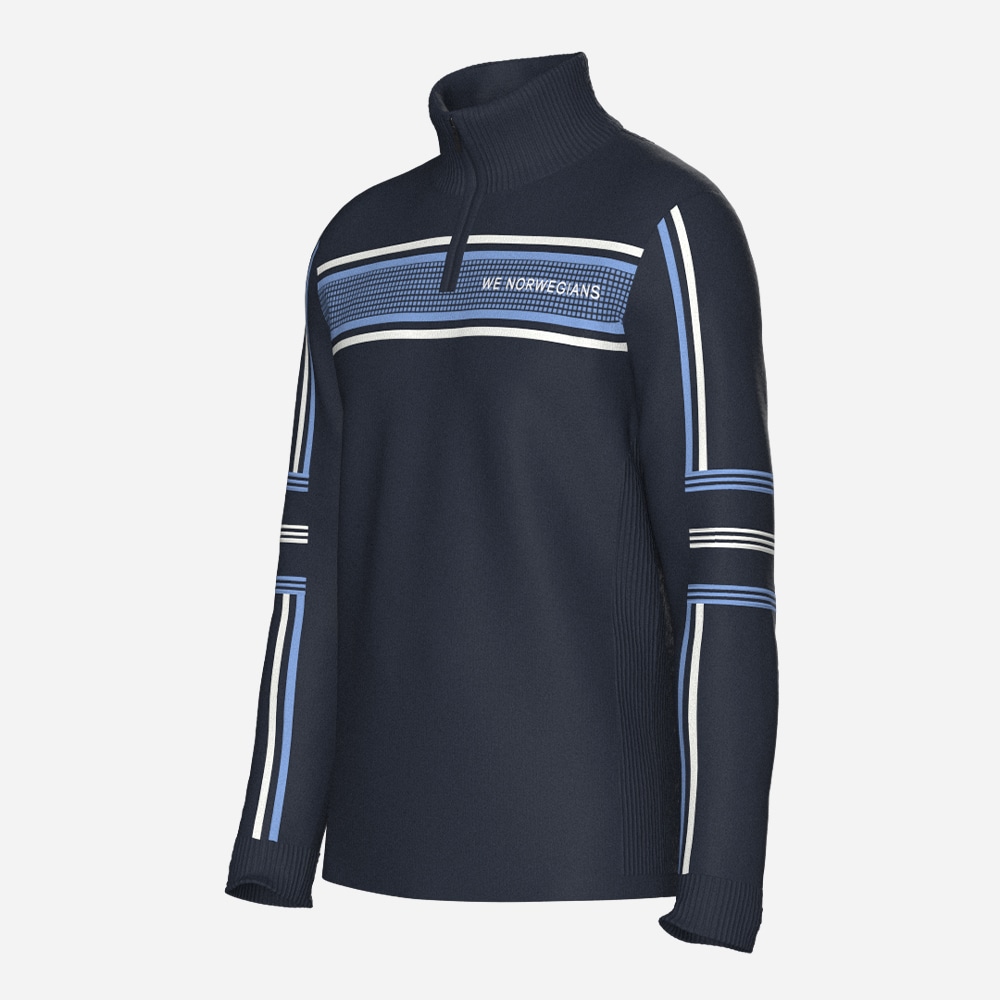 Stryn Zip Up Men - Navy Blue