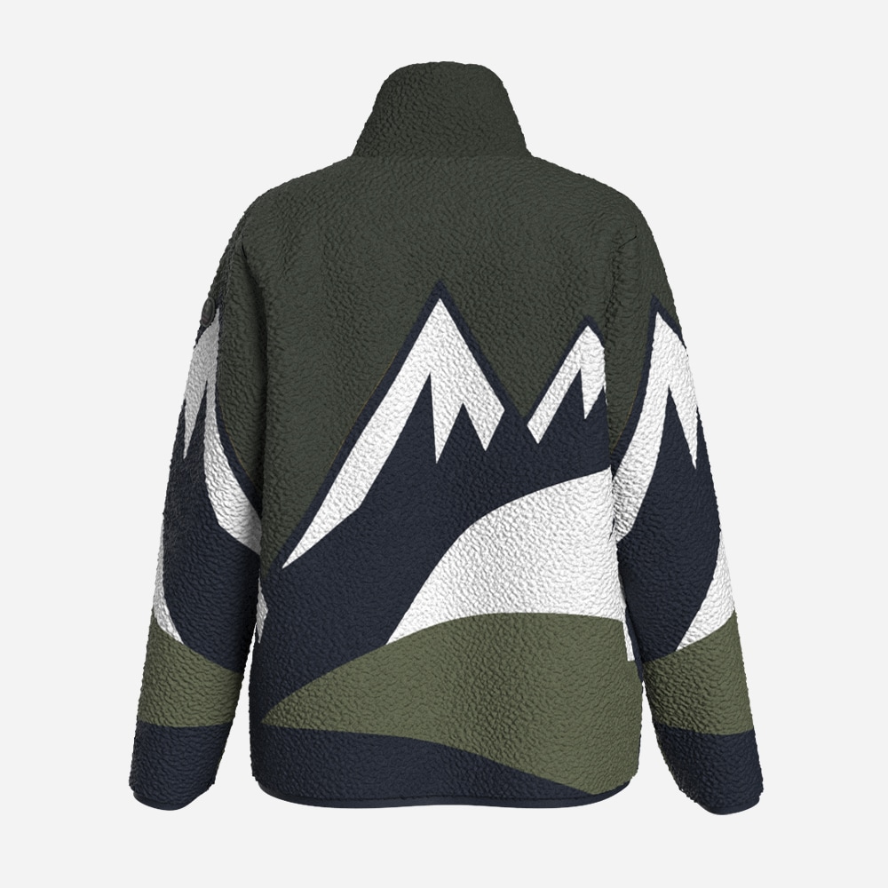 Snowfun Sweater Woman - Olive Green