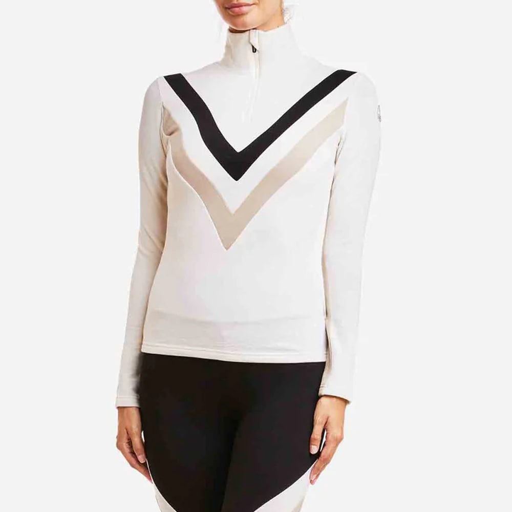 Voss Chevron Zipup Women - Off White