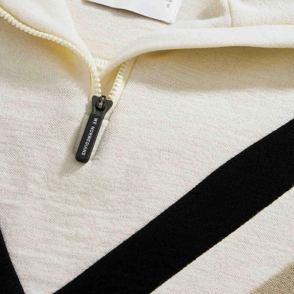 Voss Chevron Zipup Women - Off White