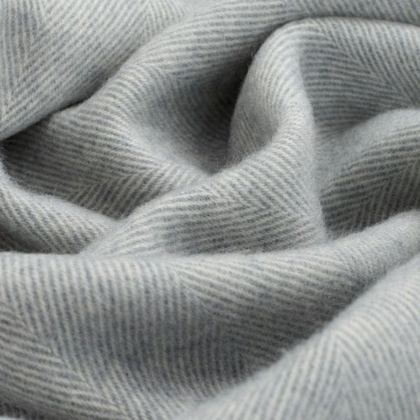 Scarf Wool - Herringbone Ligth Grey