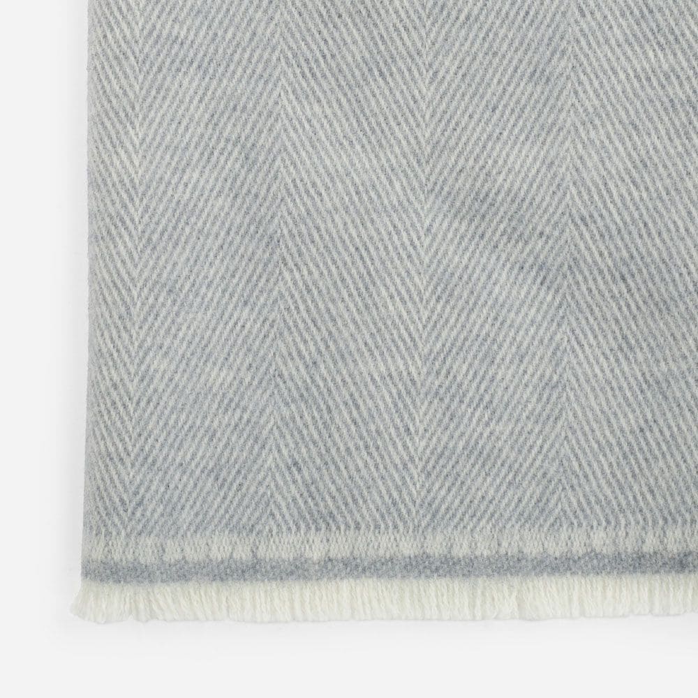 Scarf Wool - Herringbone Ligth Grey