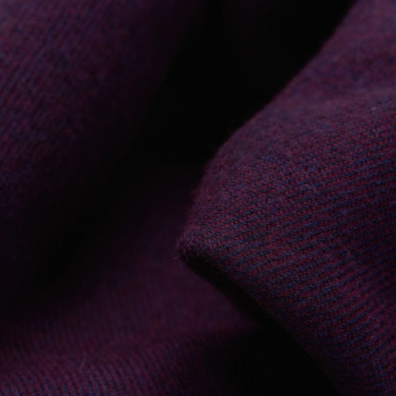 Scarf Wool - Red-Blue Plain