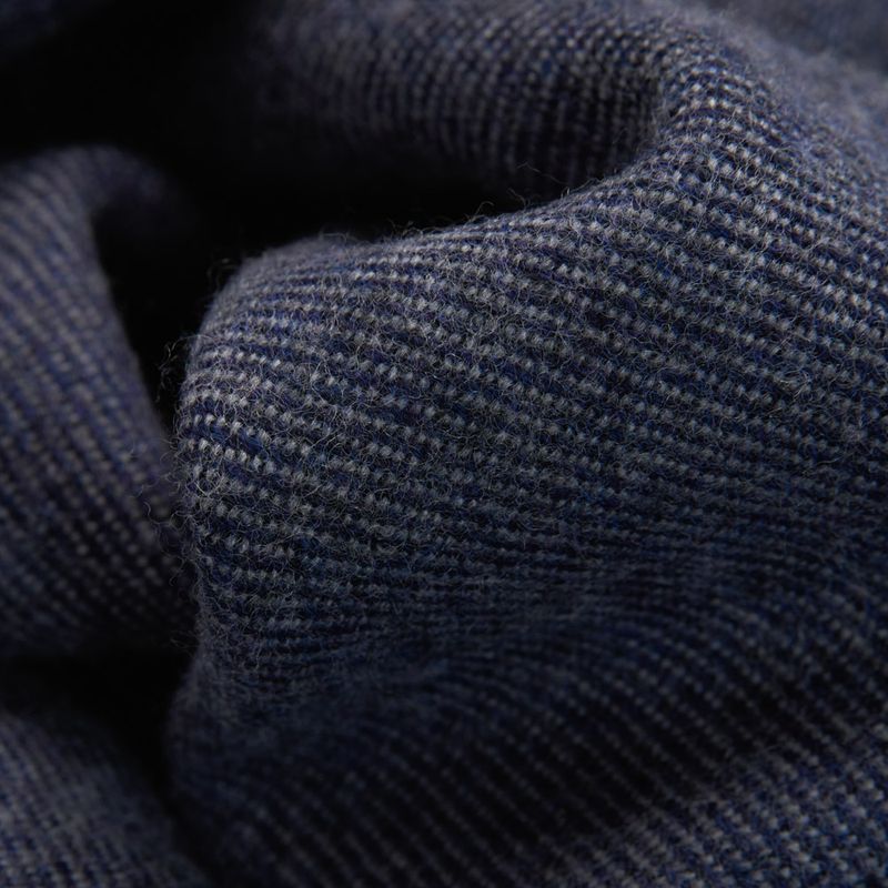 Scarf Wool - Jeans Blue Plain