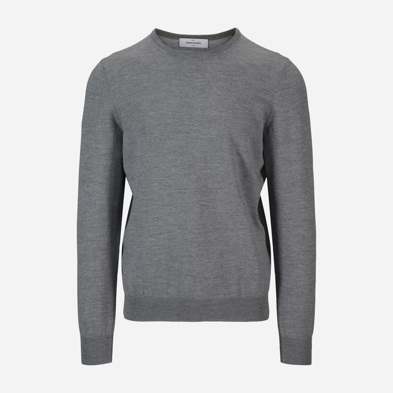 Crew Neck Merino - Ligth Grey