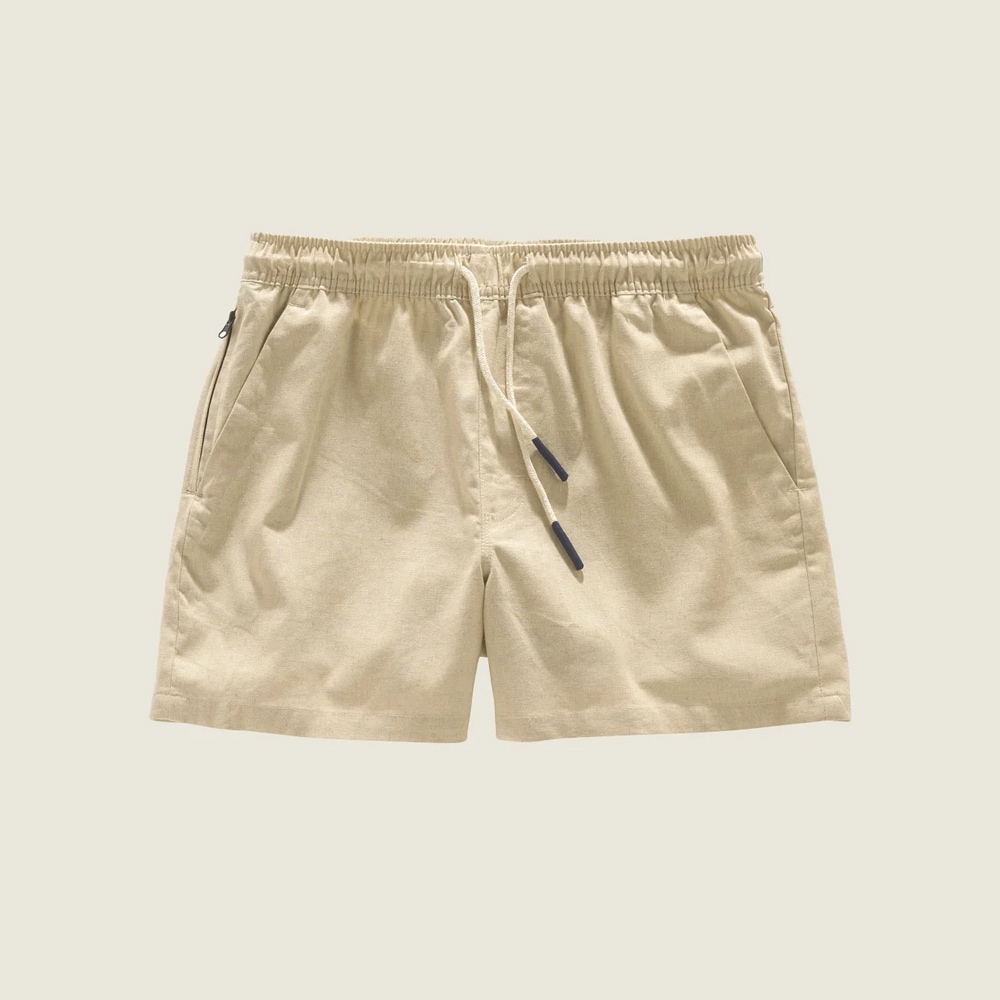 Linen Shorts - Beige