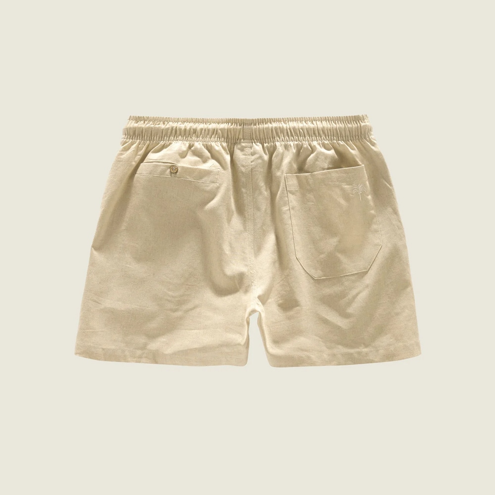 Linen Shorts - Beige