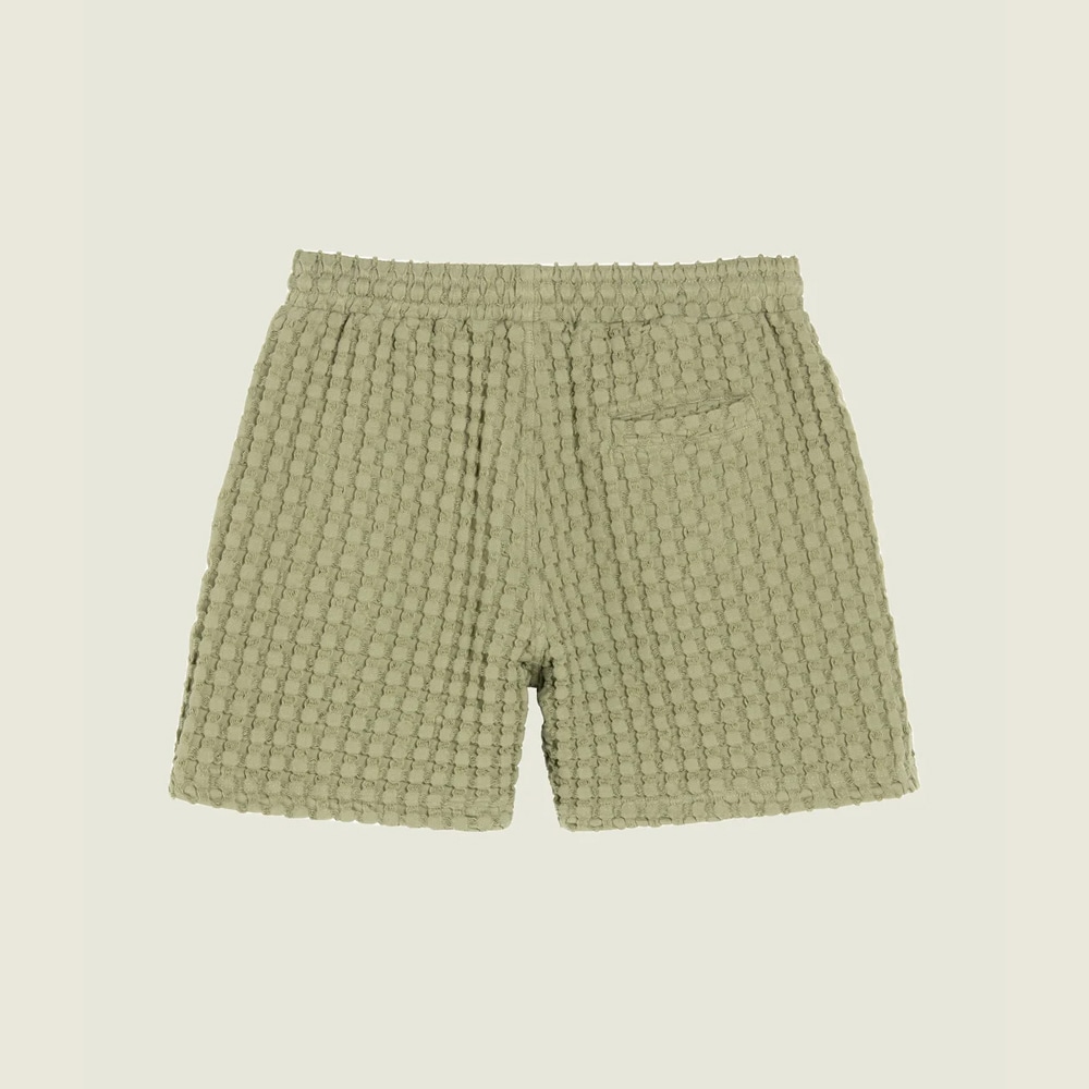 Waffle Shorts - Dusty Green