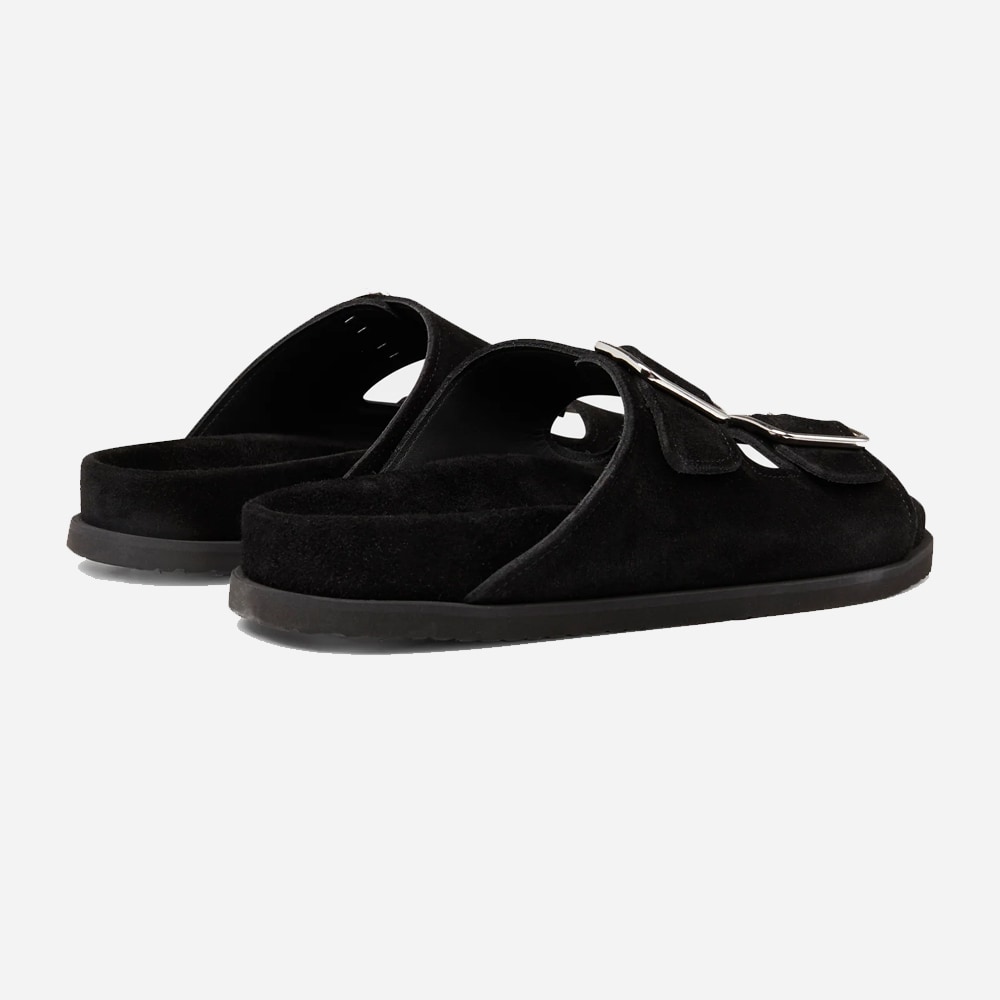 Blake Sandal - Black Suede