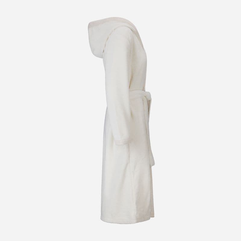 Hooded Robe - Cream