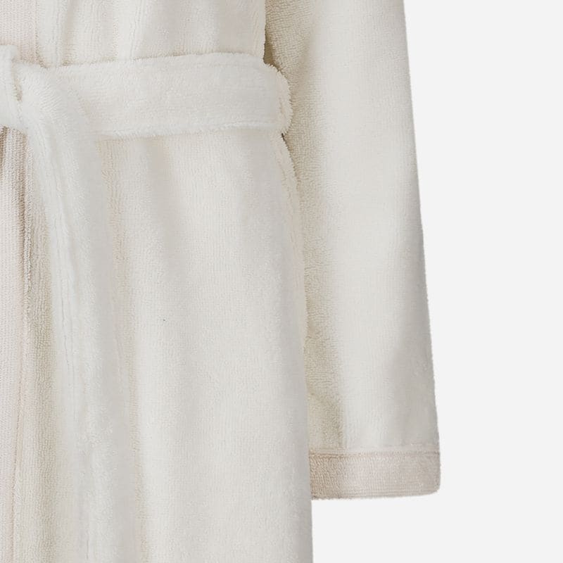 Hooded Robe - Cream
