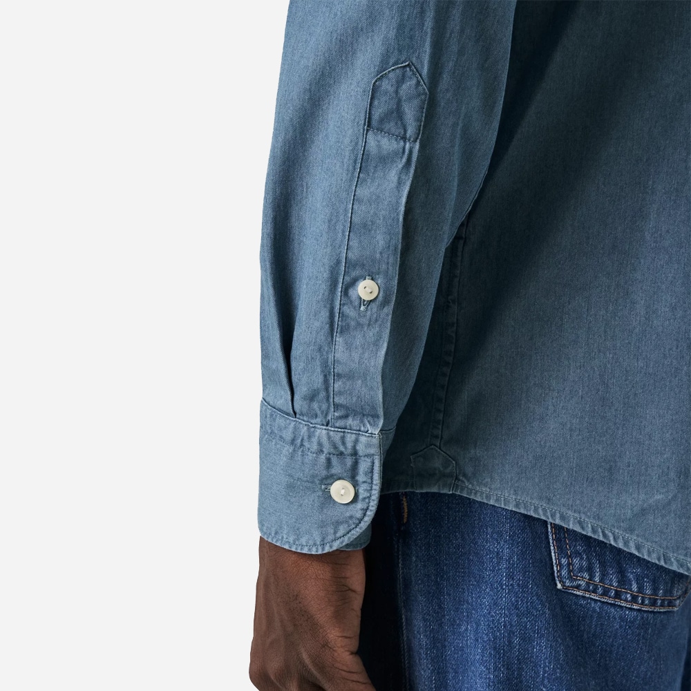 Slim Fit Denim Shirt - Light Denim
