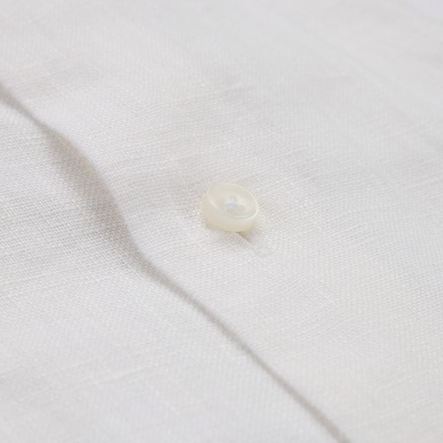 Slim Linen Shirt - Panna