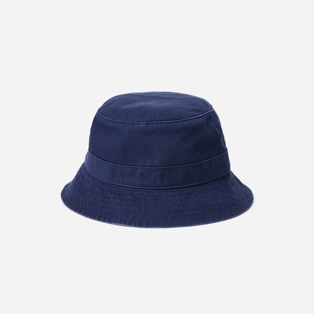 Polo Bear Twill Bucket Hat - Newport Navy