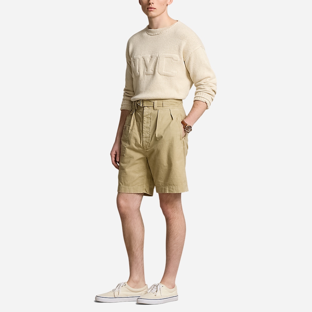N.Y.C. Cotton-Linen Sweater - Cream