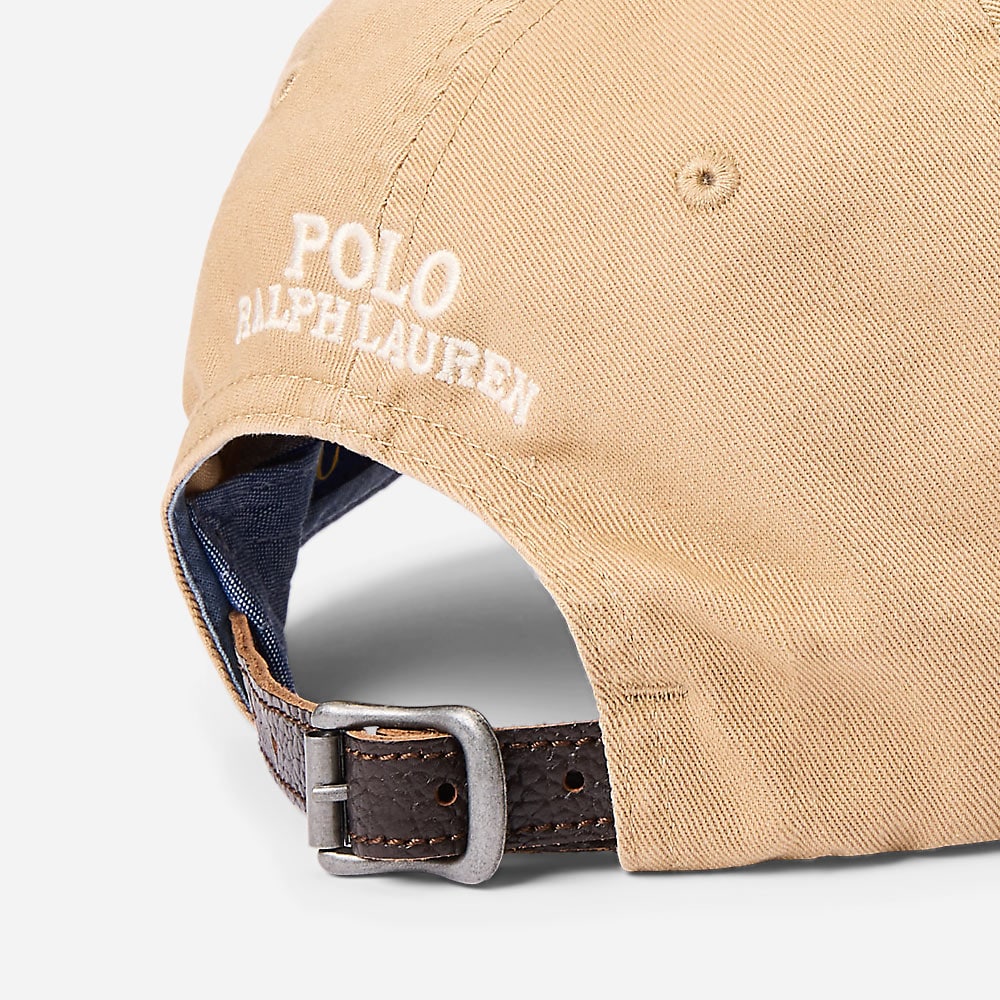 Polo Bear Twill Ball Cap - Cafe Tan