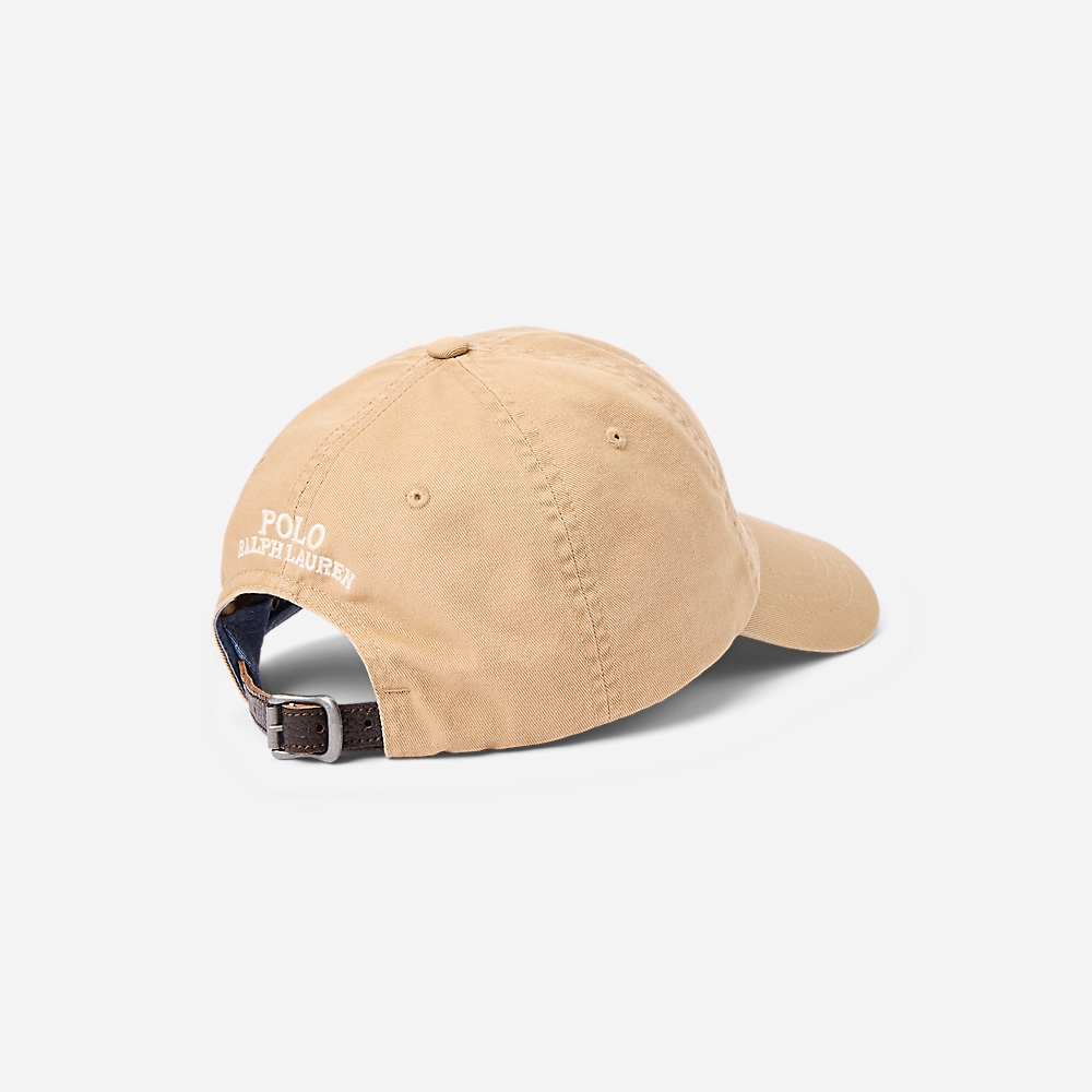 Polo Bear Twill Ball Cap - Cafe Tan