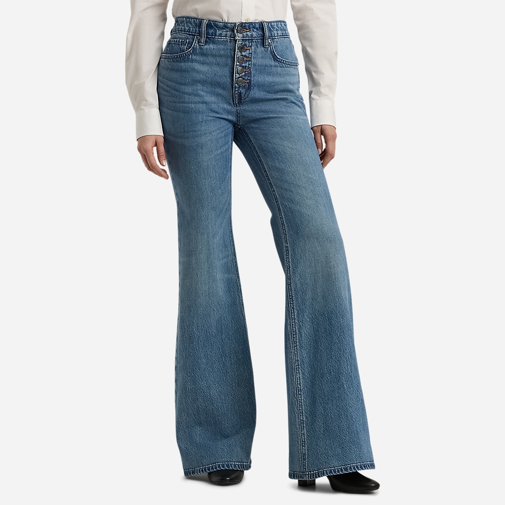 High-Rise Flare Jean - Dusk Indigo Wash