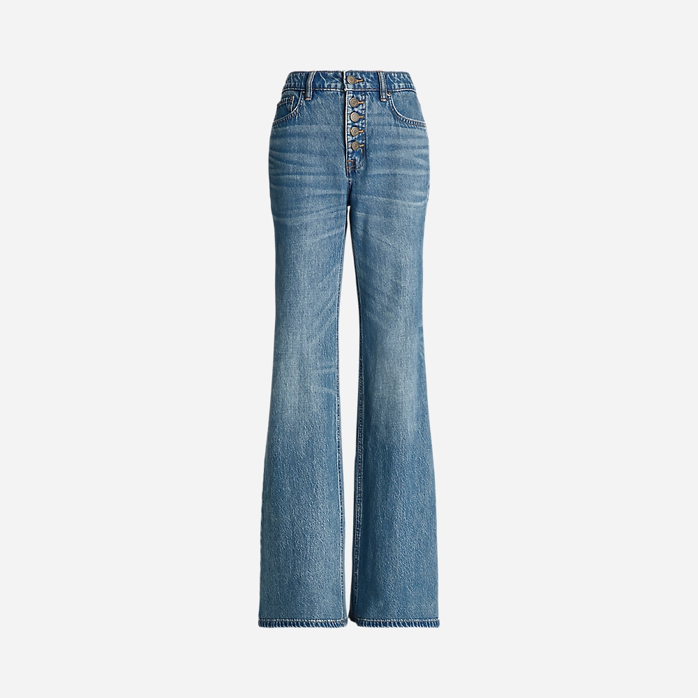 High-Rise Flare Jean - Dusk Indigo Wash