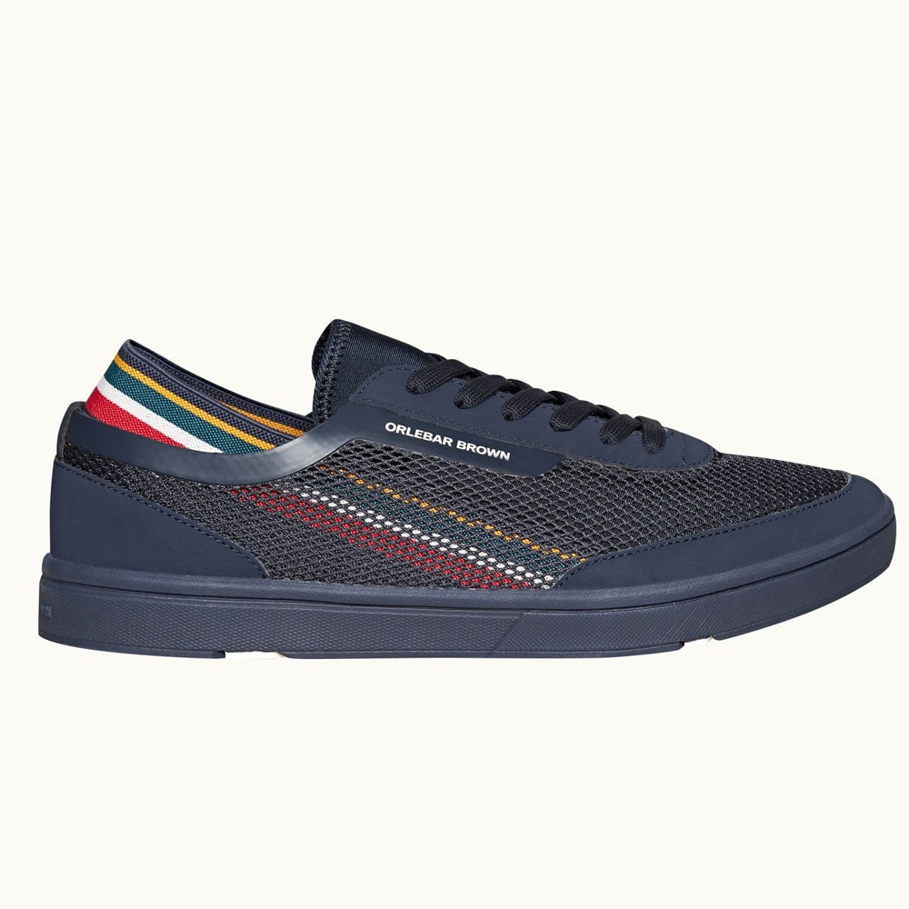 Larson O.B. Stripe - Navy/Orange/Aquamarine