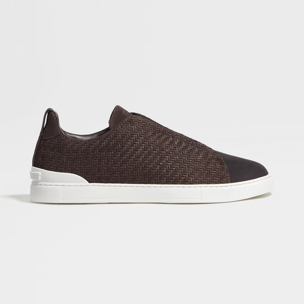 Triple Stitch - Dark Brown Solid